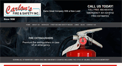 Desktop Screenshot of carlonsfiresafety.com